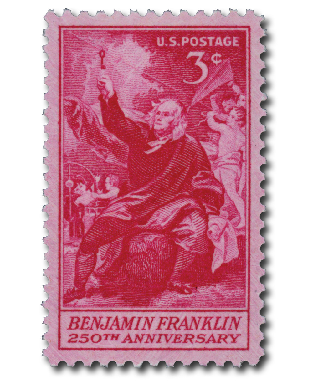 1073 - 1956 3c Benjamin Franklin - Mystic Stamp Company