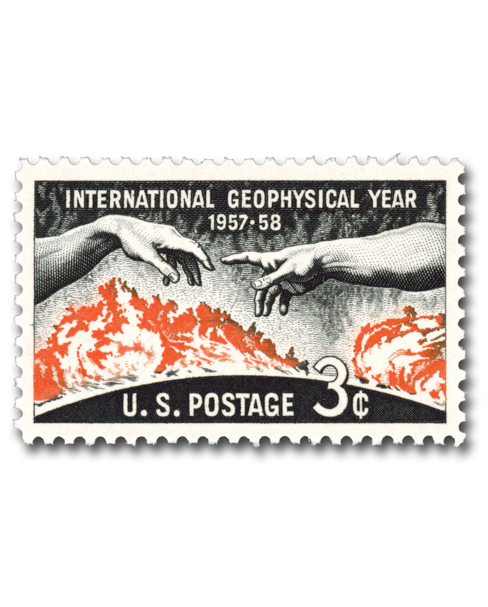 DDR 616-617 Complete Stamp Set – 1958 Geophysical Year, Unmounted Mint Never Hinged (MNH)