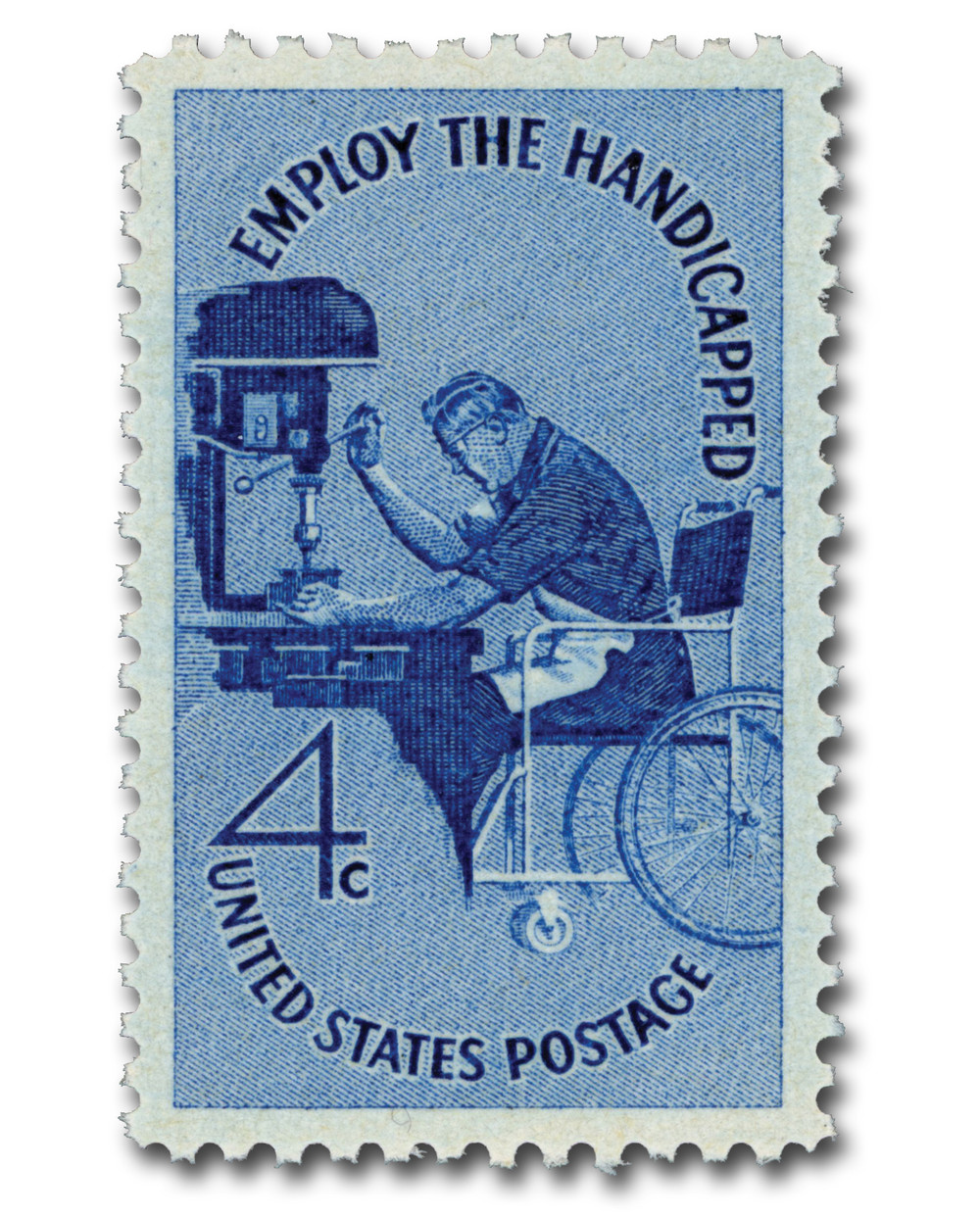 1155 - 1960 4c Employ the Handicapped - Mystic Stamp Company