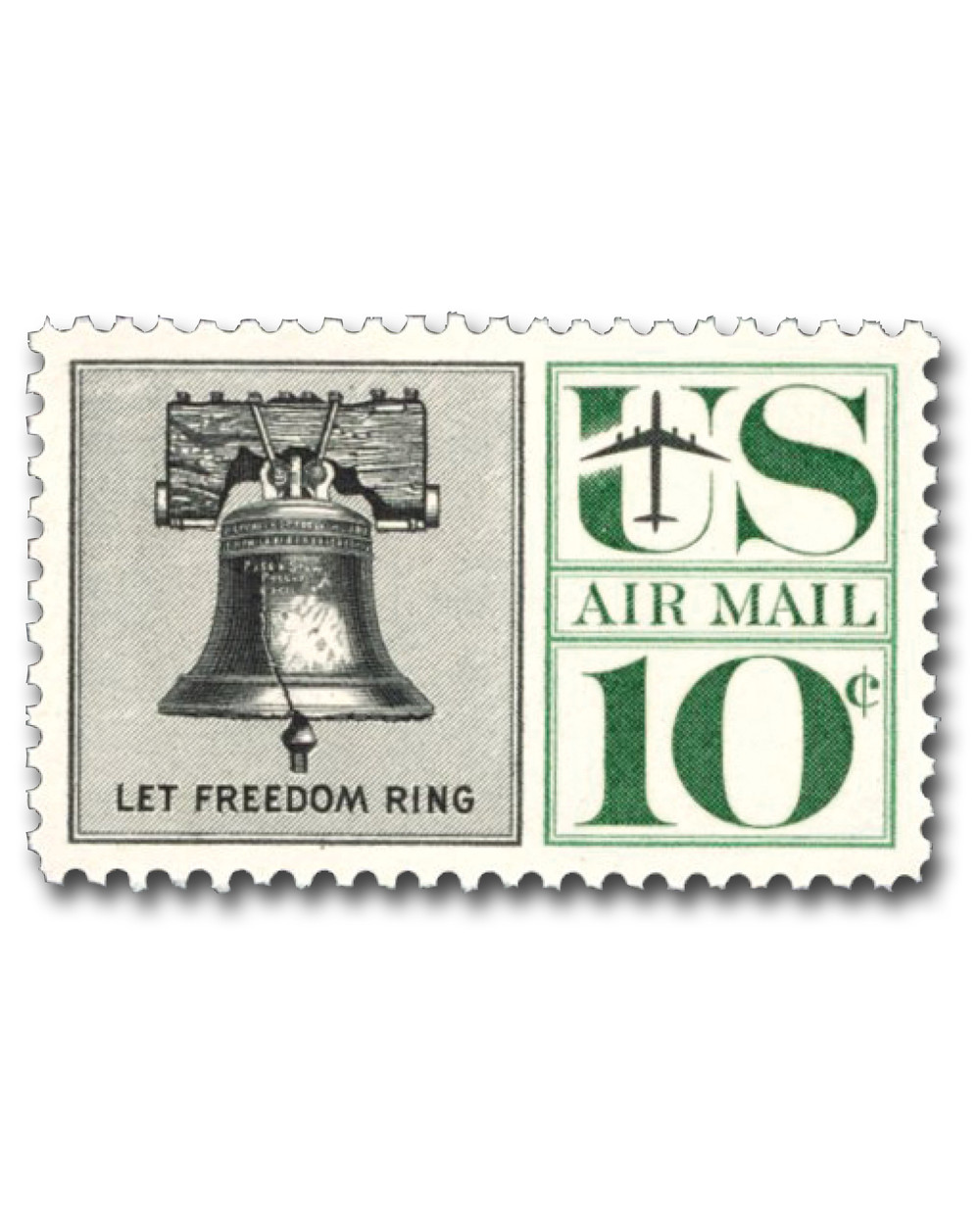 C57 - 1960 10c Liberty Bell - Mystic Stamp Company