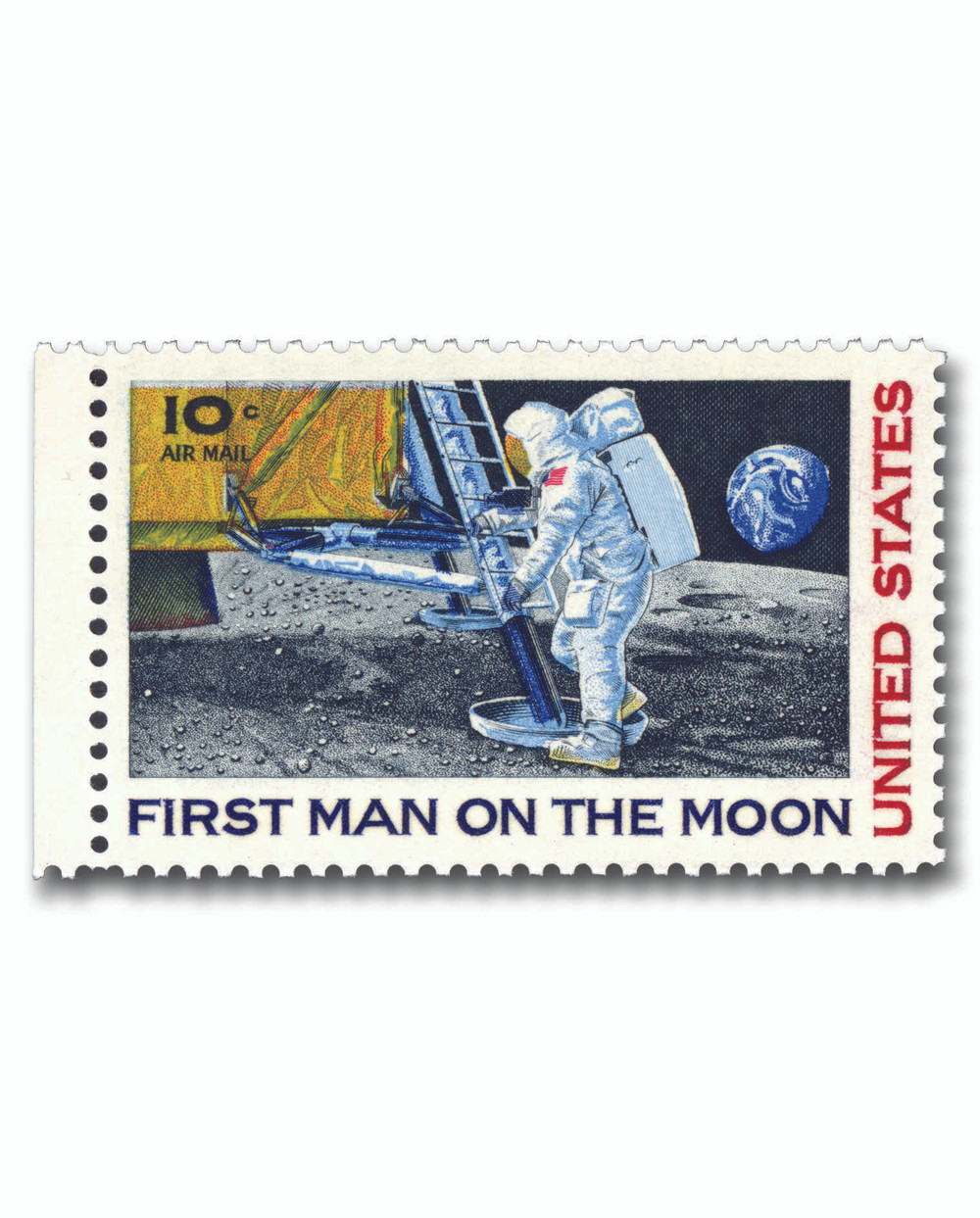 C76 - 1969 10c Moon Landing - Mystic Stamp Company