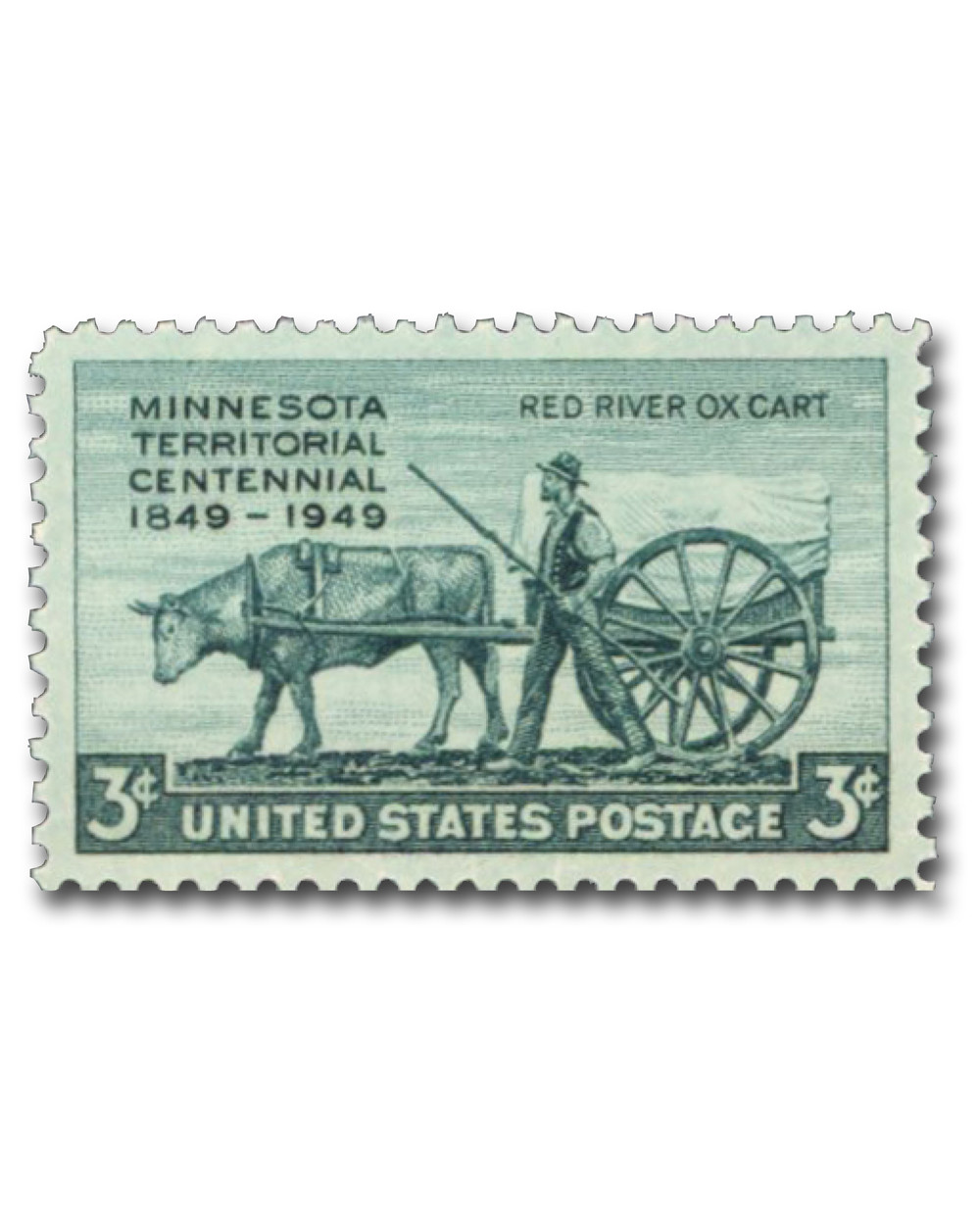 981 - 1949 3c Minnesota Territory - Mystic Stamp Company