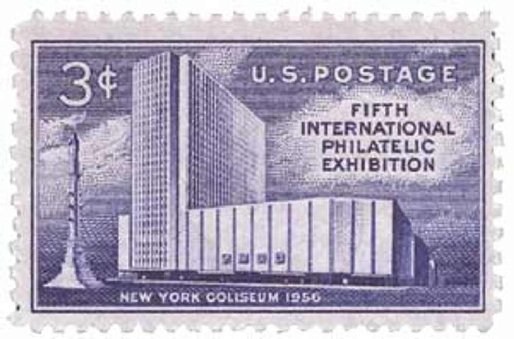 1076 - 1956 3¢ FIPEX stamp - Mystic Stamp Company