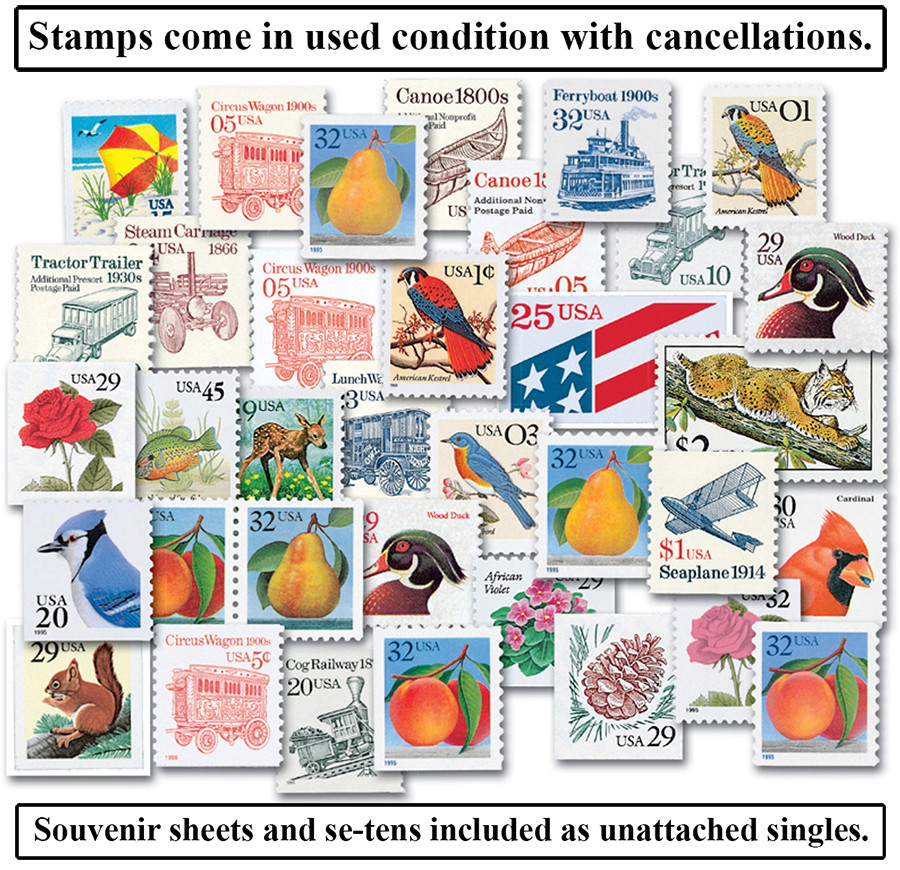 YS1990D - 1990 Complete Regular Issue Year Set, 35 stamps - Mystic