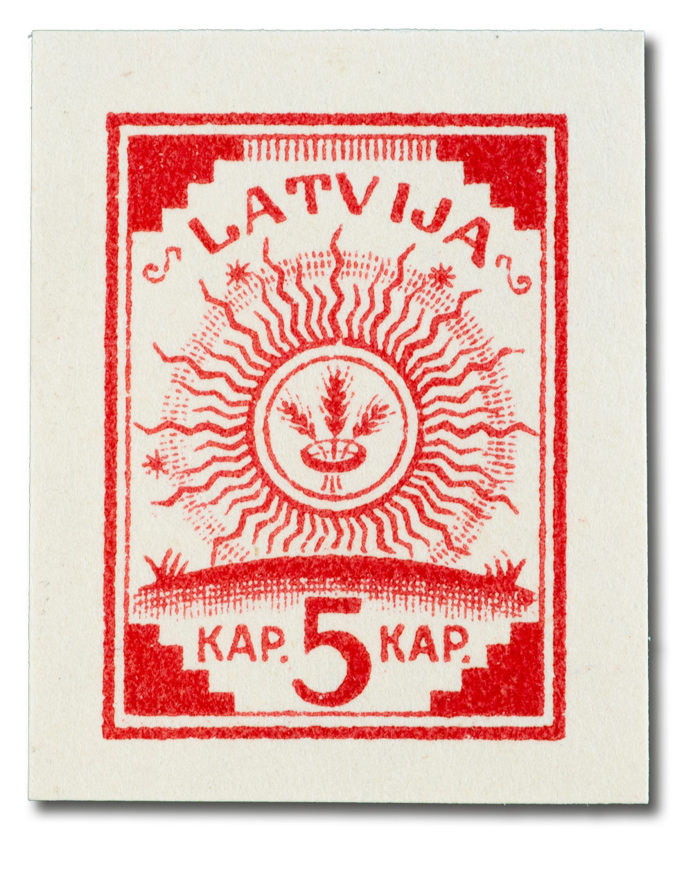 MA1507 - Latvia Map Stamp (single) - Mystic Stamp Company