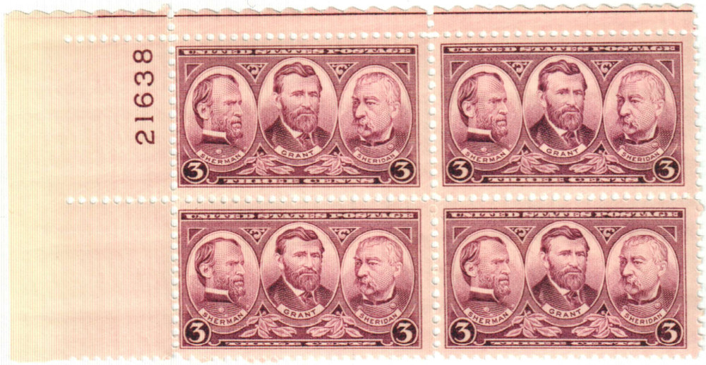 343520 -- Mint Plate Block -- Mint Stamp(s)