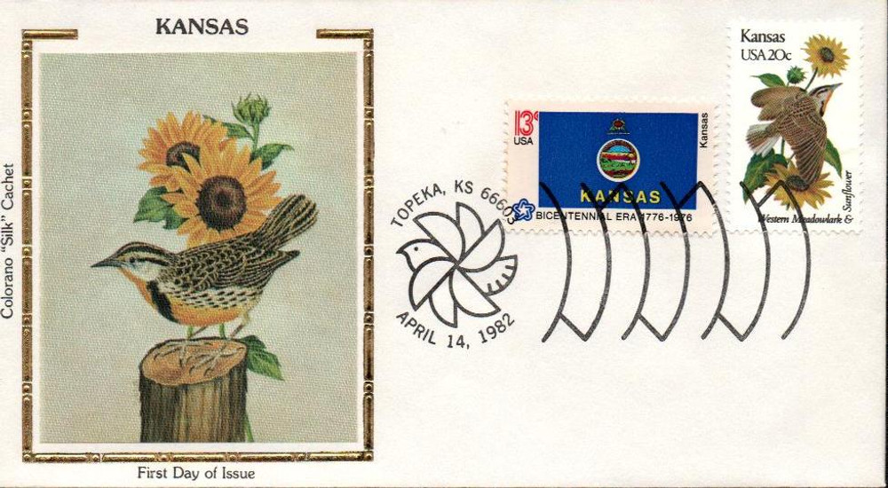 693675 -- Colorano Silk First Day Cover (Combination Cover) -- First Day Cover