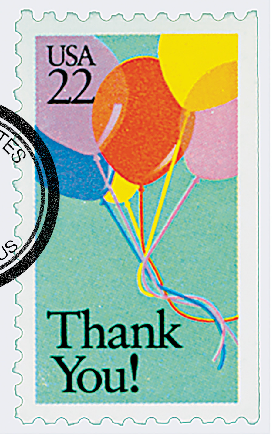 2269 - 1987 22c Special Occasions: Thank You! - Mystic Stamp Company