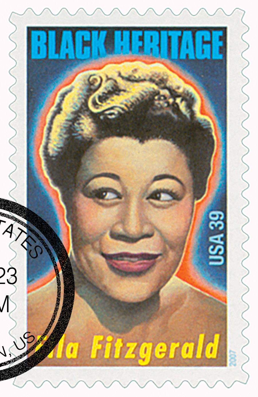 4120 - 2007 39c Black Heritage: Ella Fitzgerald - Mystic Stamp Company