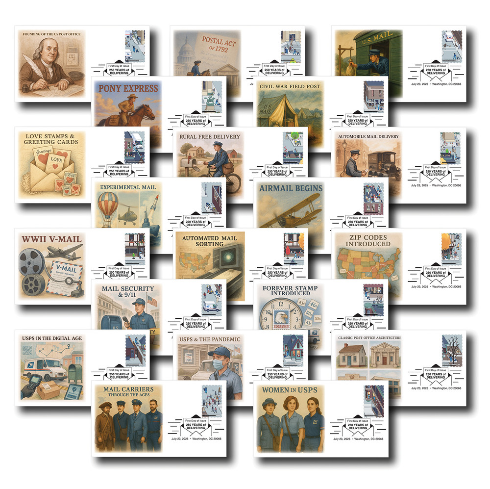 6023 - 2025 First-Class Forever Stamps - 250th Anniversary of