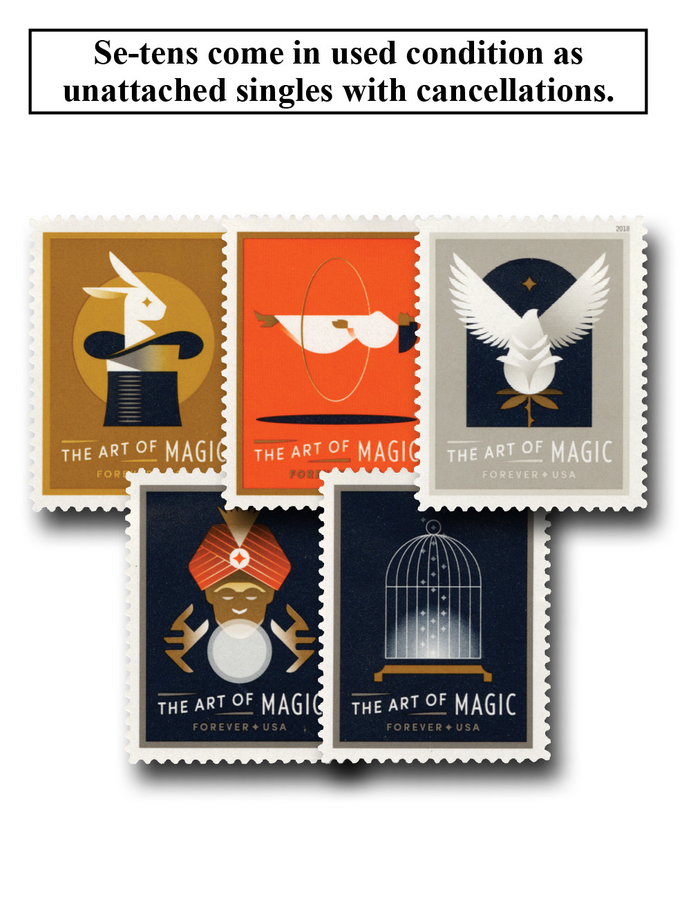 5301-05 - 2018 First-Class Forever Stamp - The Art of Magic