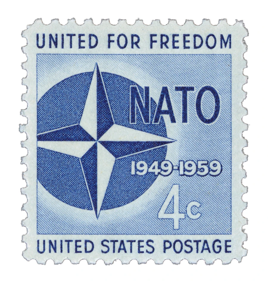 1127 - 1959 4c NATO - Mystic Stamp Company