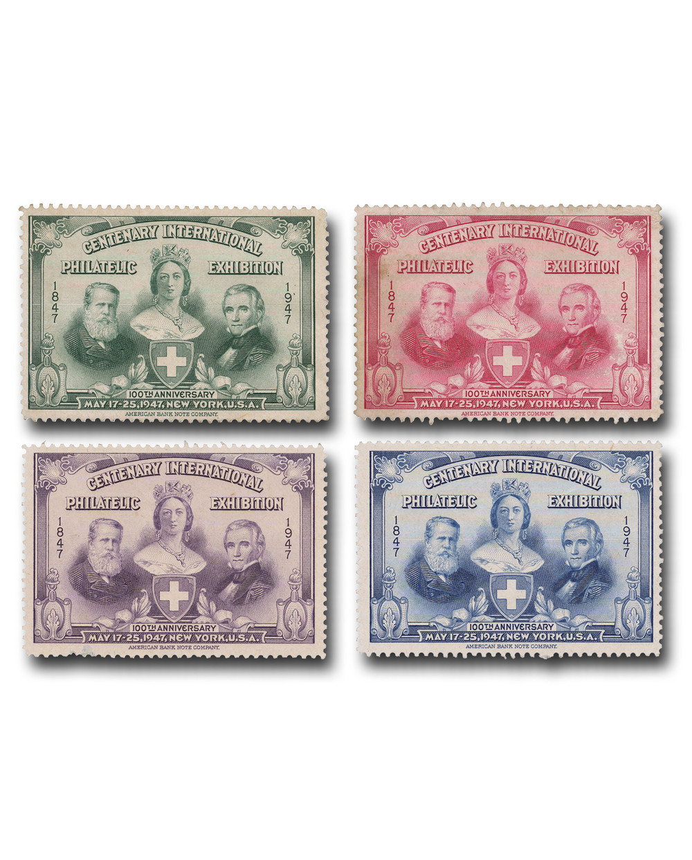 MA2119 - 1947 International Philatelic Exhibition Poster Stamps