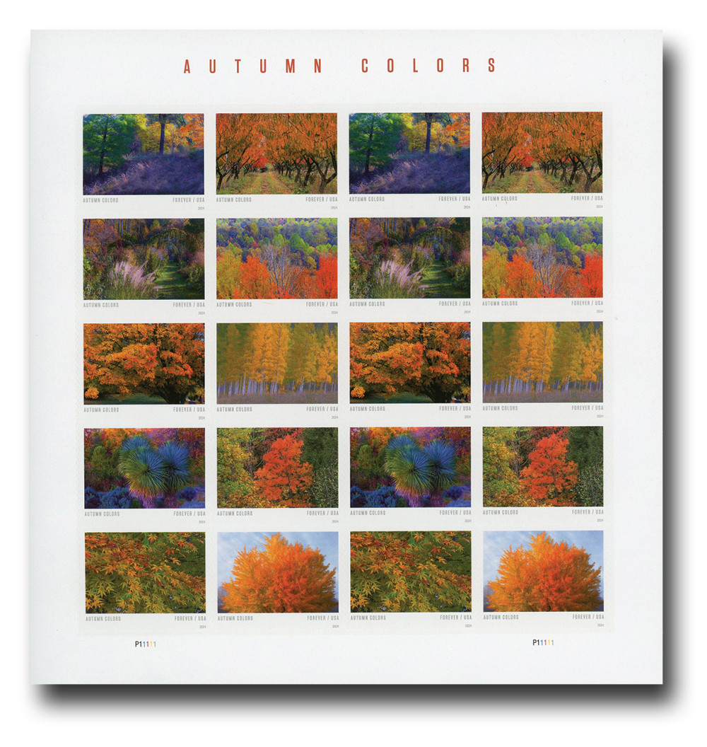 5929-38 - 2024 First-Class Forever Stamp - Autumn Colors - Mystic