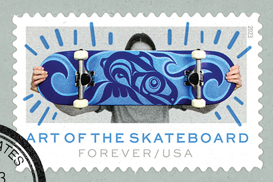 5763 - 2023 First-Class Forever Stamp - The Art of the Skateboard