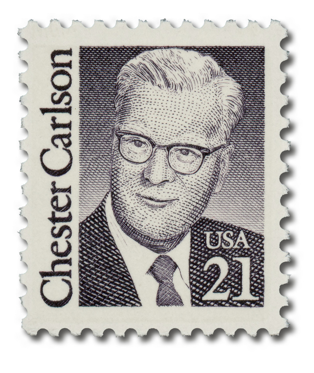 2180 - 1988 21c Great Americans Series: Chester Carlson - Mystic
