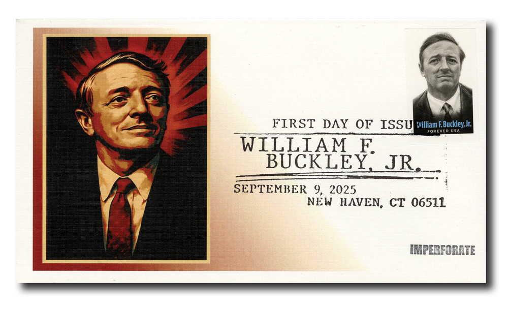 6032a - 2025 First-Class Forever Stamp - William F. Buckley, Jr