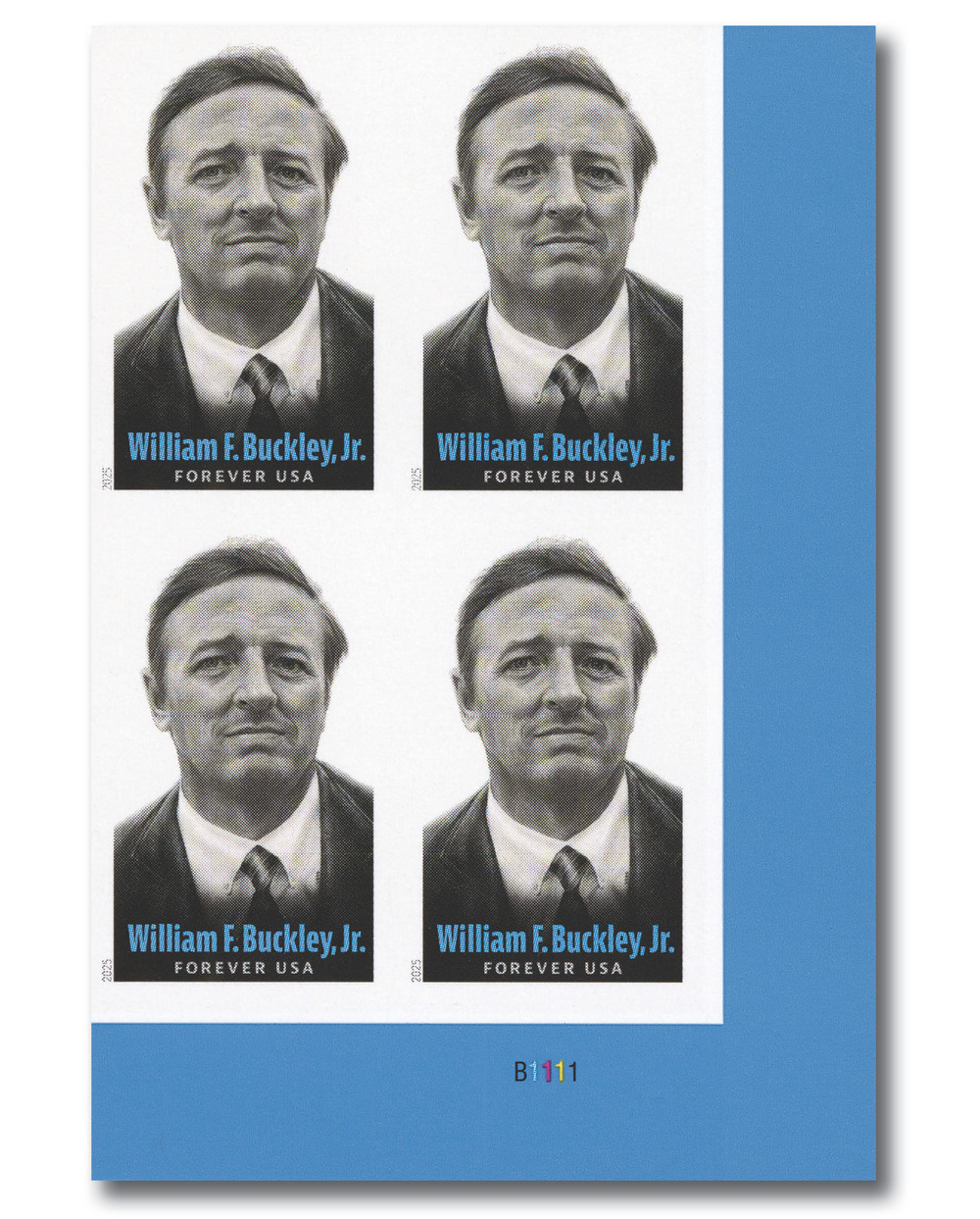 6032a - 2025 First-Class Forever Stamp - William F. Buckley, Jr