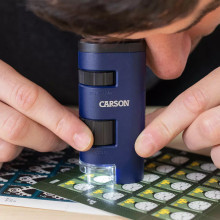 LS360 - Carson PocketMicro 20x-60x Lighted Magnifier Microscope