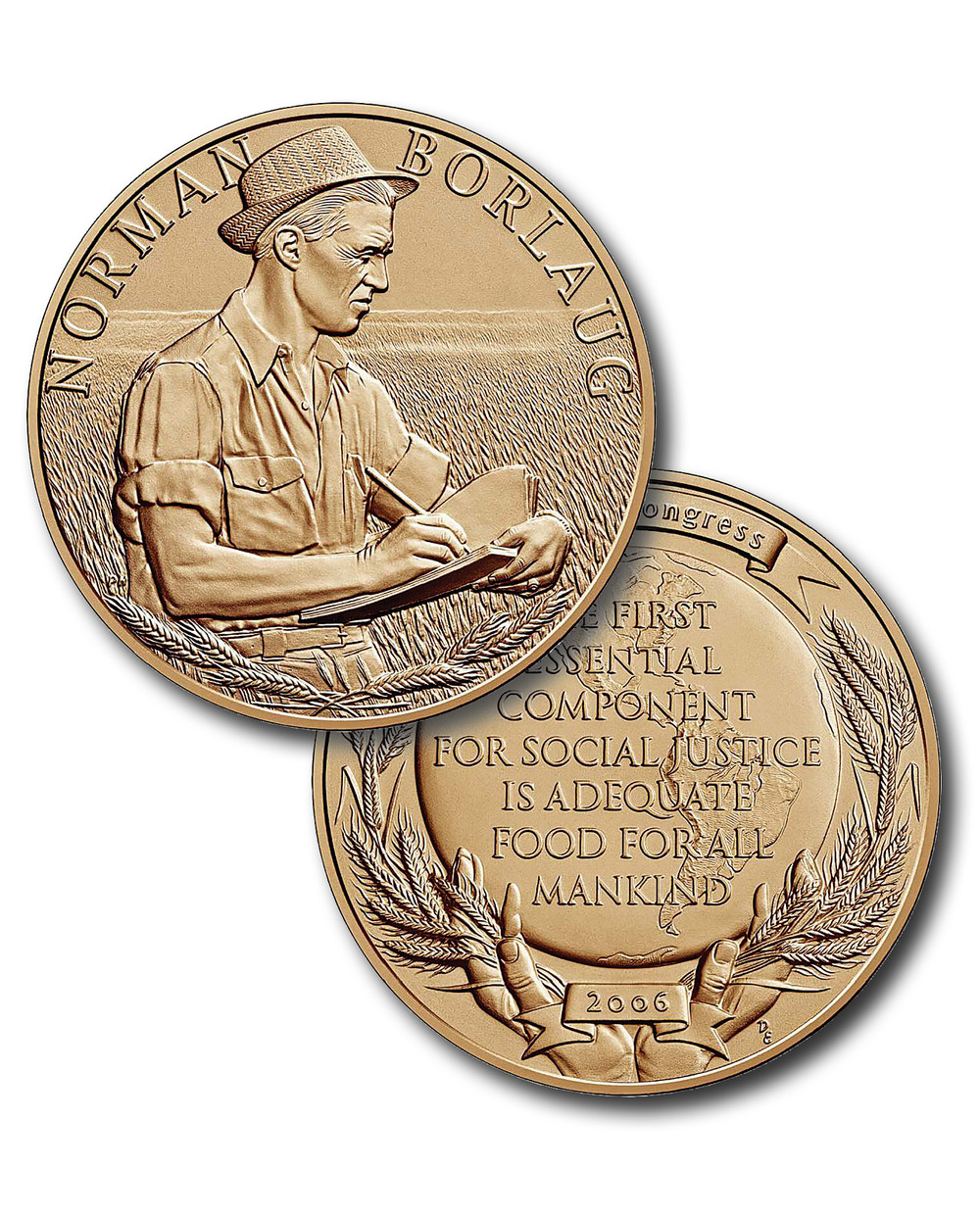 CAI060 - 2026 $1.00 American Innovation - Norman Borlaug, Iowa