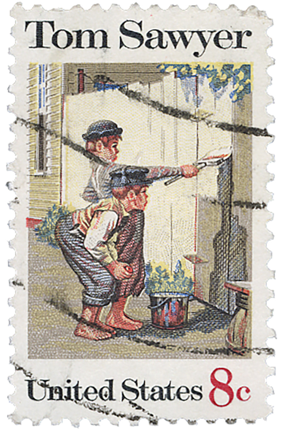 got stamp on it yes24 トレカ 7枚セット 1470 - 1972 8c Tom Sawyer - Mystic Stamp Company