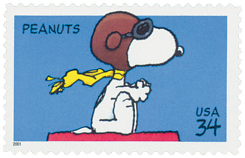 3507 - 2001 34c Peanuts - Mystic Stamp Company