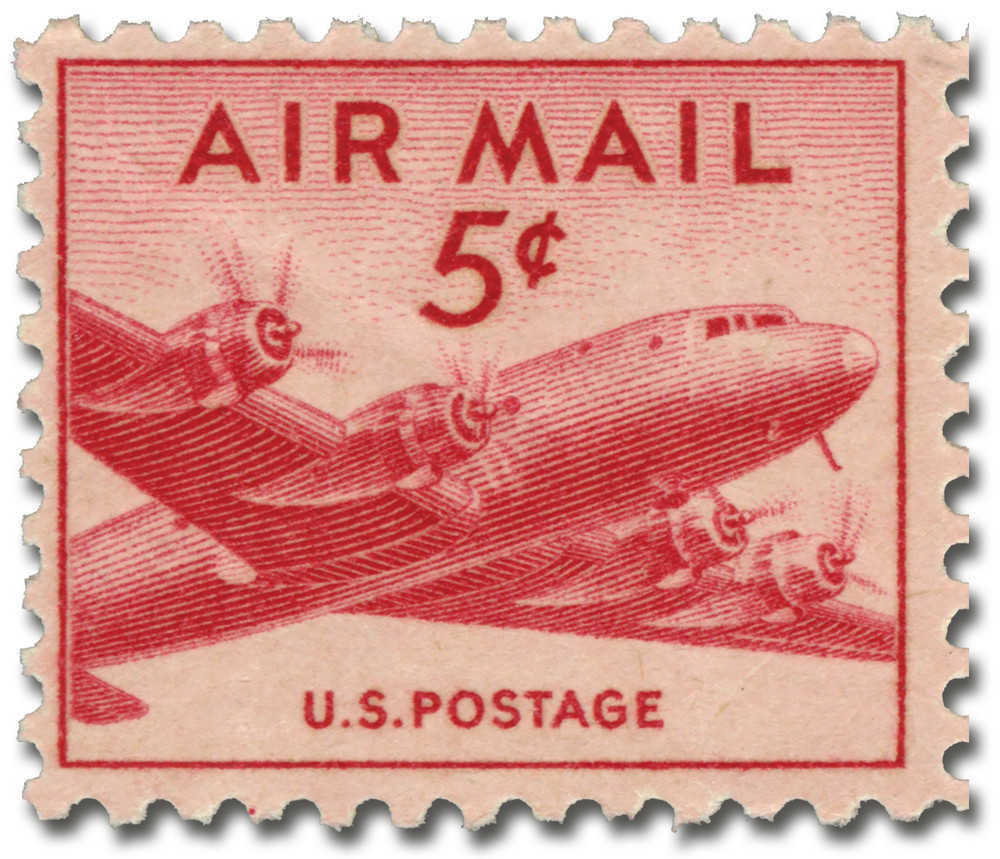 C33 - 1946 5c DC-4 Skymaster - Mystic Stamp Company
