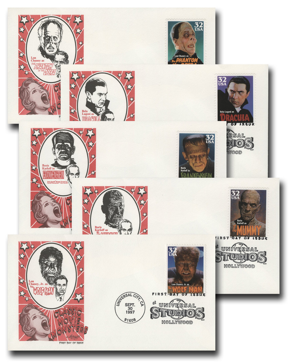 321815 -- Classic First Day Cover Set -- First Day Cover