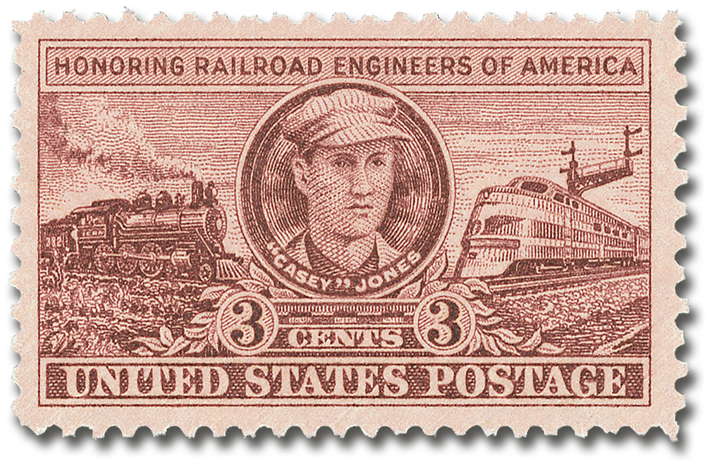 993 - 1950 3c Railroad Engineers of America - Mystic Stamp Company