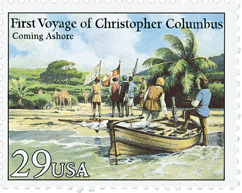 2623 - 1992 29c Voyage of Columbus: Coming Ashore - Mystic Stamp