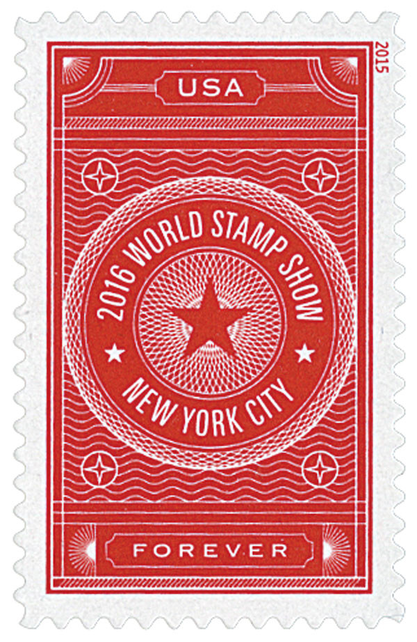5010 - 2015 First-Class Forever Stamp - 2016 World Stamp Show, New