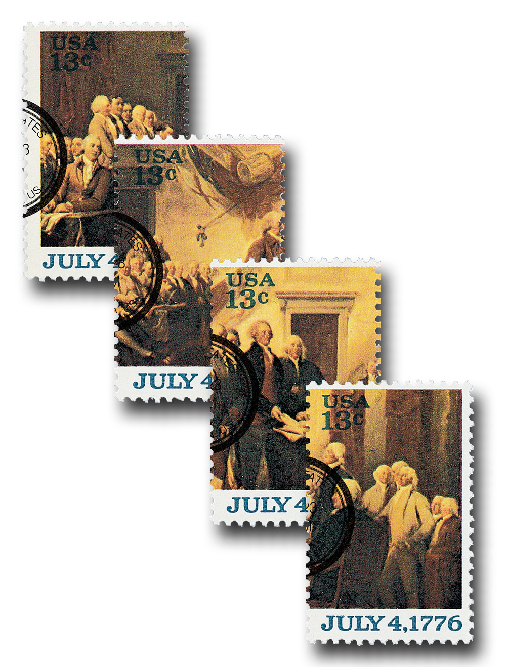 1691-94 - 1976 13c Declaration of Independence - Mystic