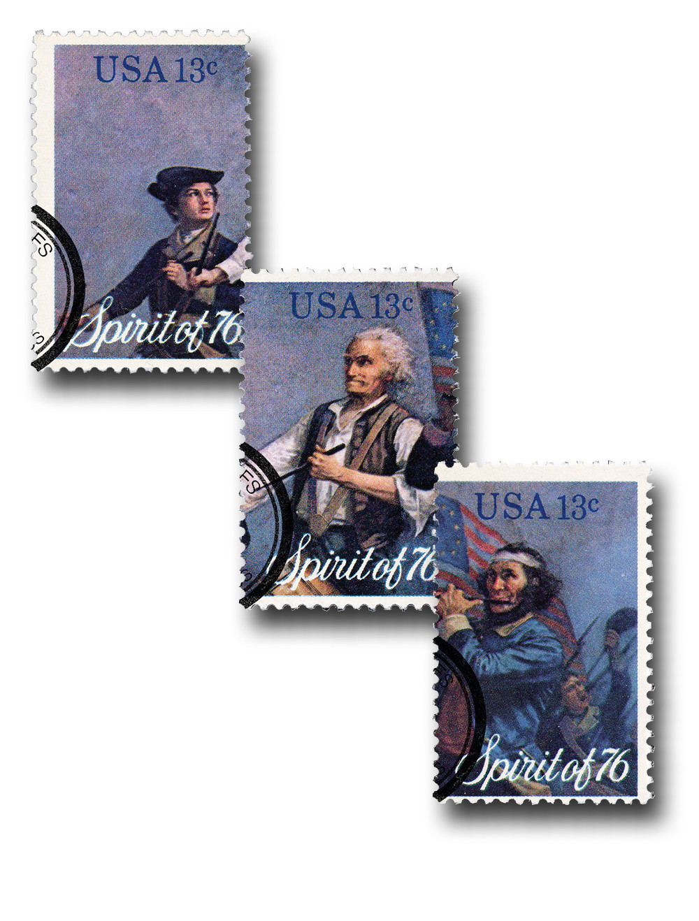 1629-31 - 1976 13c Spirit of '76 - Mystic Stamp Company