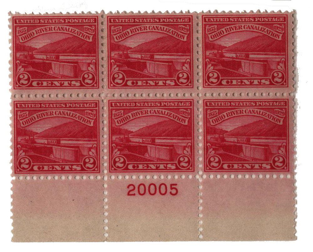 341140 -- Unused Plate Block -- Unused Stamp(s) -- small flaws