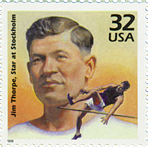 3183g - 1998 32c Celebrate the Century - 1910s: Jim Thorpe