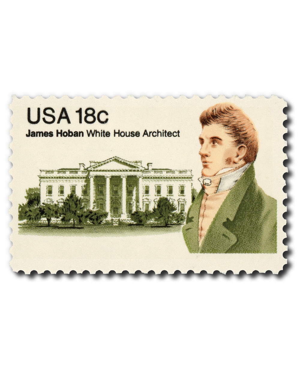 1935 - 1981 18c James Hoban - Mystic Stamp Company