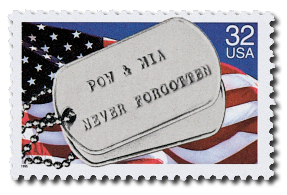2966 - 1995 32c POW & MIA, Never Forgotten - Mystic Stamp Company