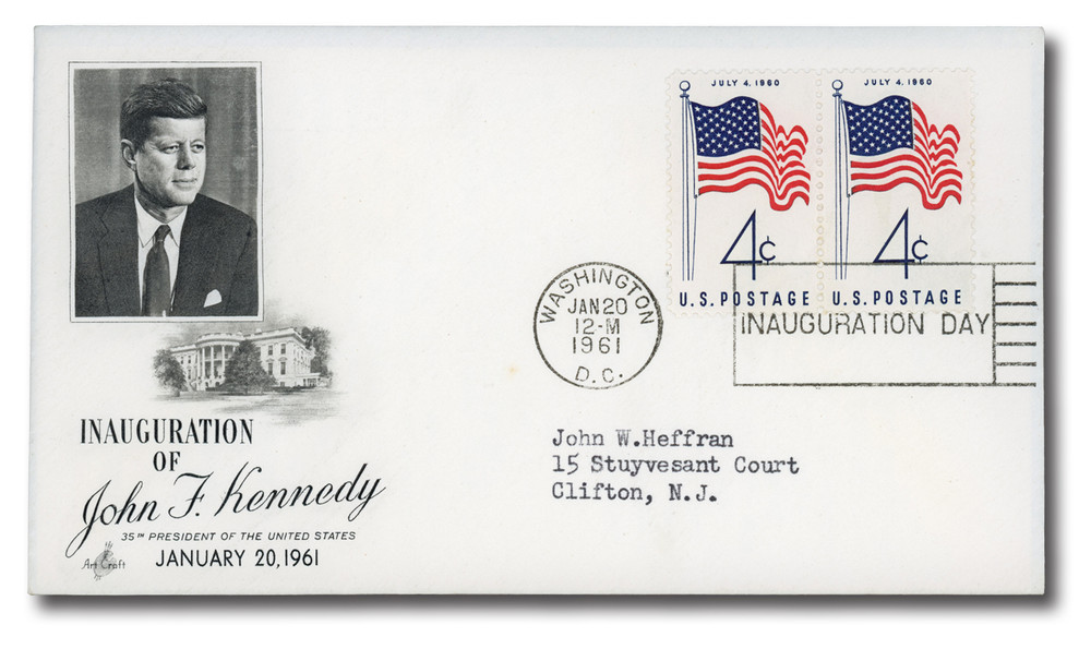 洋書 POST August 1964 IC 1961 - 1961 Inauguration Cover - President John F. Kennedy