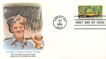 2037 - 1983 20c Civilian Conservation Corps 50th anniversary