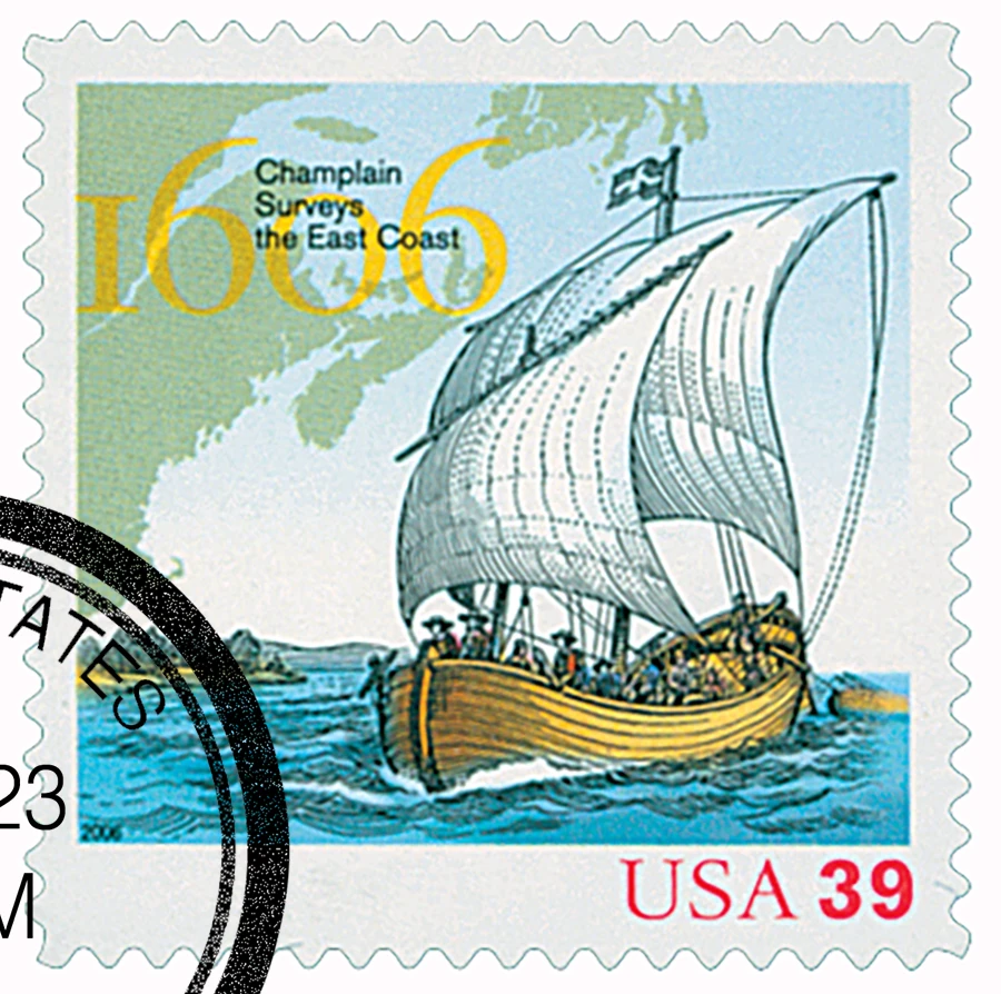 4073 - 2006 39c Samuel de Champlain - Mystic Stamp Company