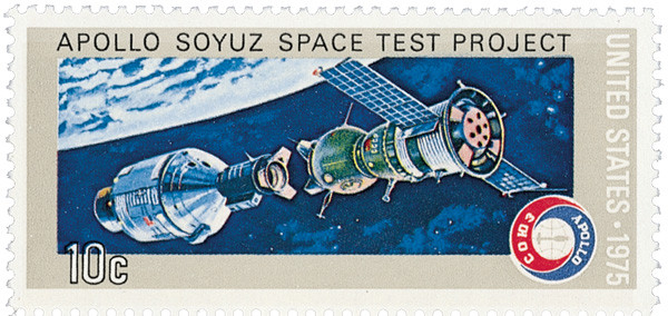1570 - 1975 10c Apollo-Soyuz Space Mission: Before Link-up