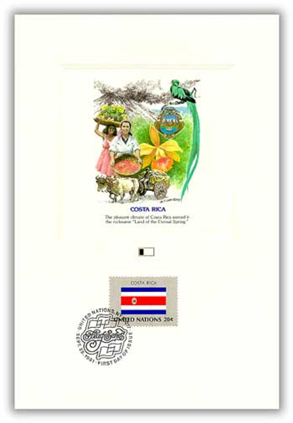 64827 -- First Day Cover Proofcard -- First Day Cover