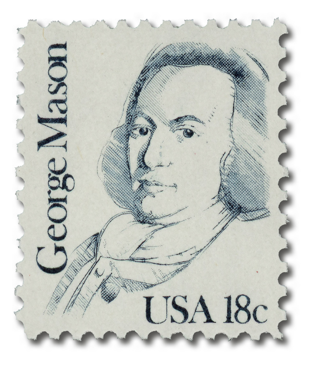 1858 - 1981 18c Great Americans Series: George Mason - Mystic