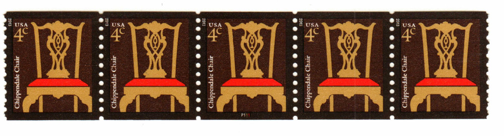 328954 -- Mint Plate Number Coil of 5 -- Mint Stamp(s)