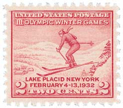 716 - 1932 2c Third Olympic Winter Games Lake Placid, New York