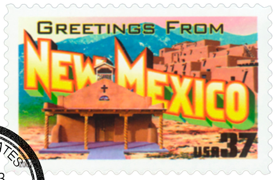3726 - 2002 37c Greetings from America: New Mexico - Mystic Stamp