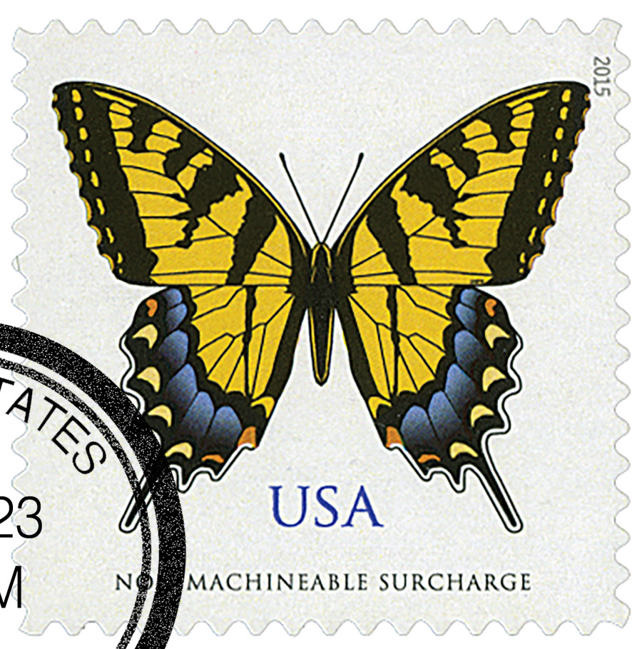 4999 - 2015 71c Eastern Tiger Swallowtail Butterfly - Mystic Stamp