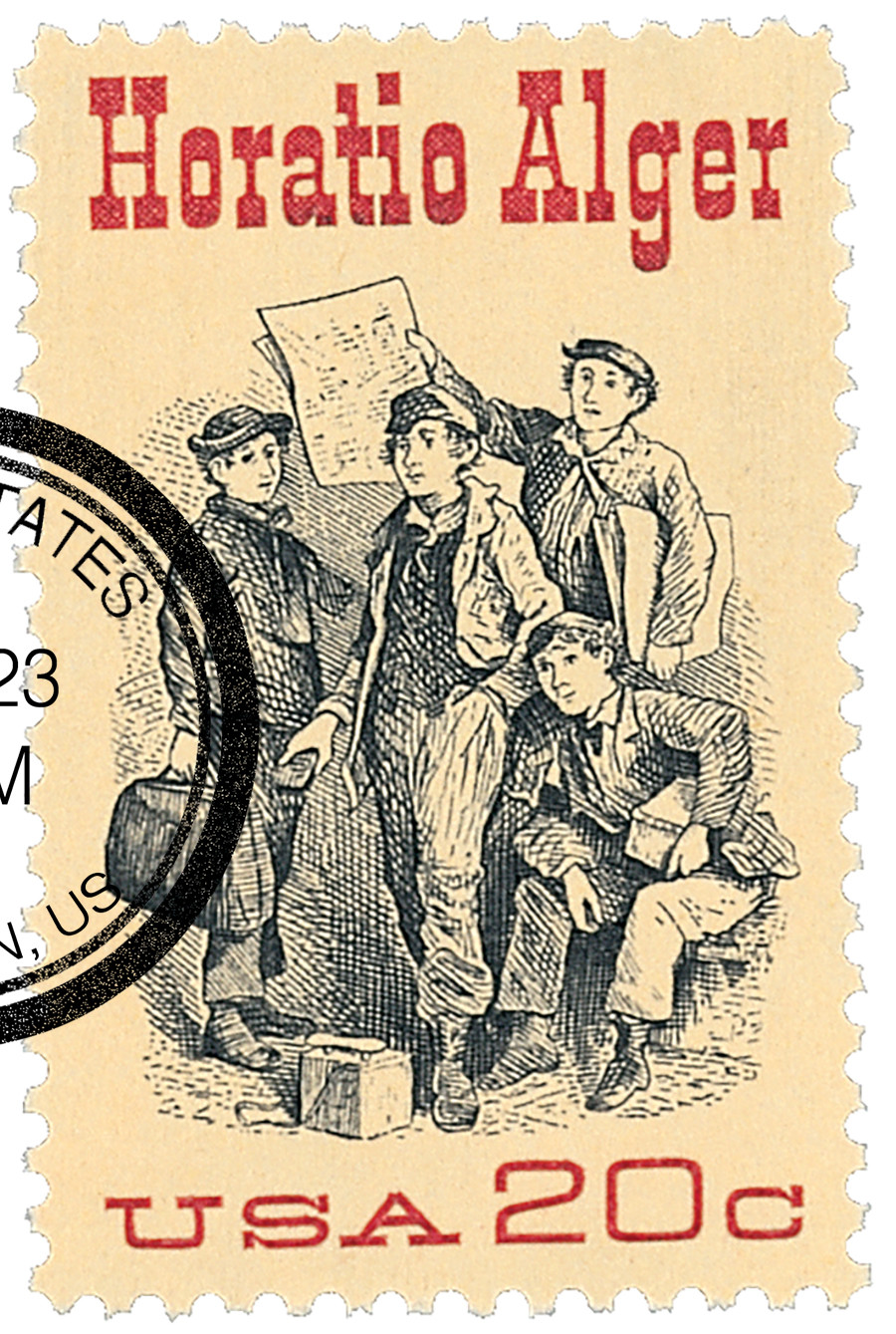 2010 - 1982 20c Horatio Alger - Mystic Stamp Company