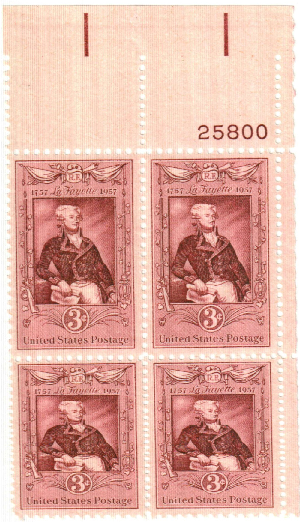 300848 -- Mint Plate Block -- Mint Stamp(s)