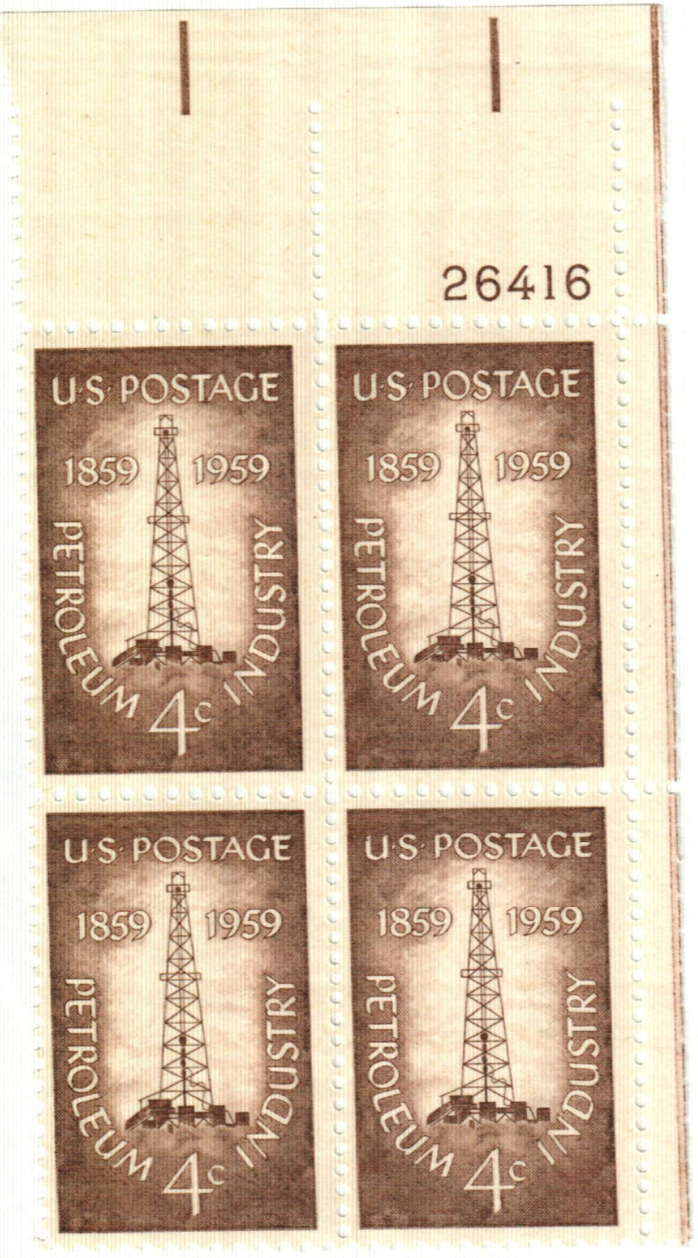 301170 -- Mint Plate Block -- Mint Stamp(s)